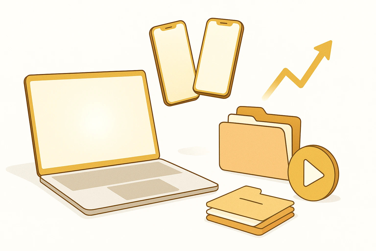 Digital creator tools illustration