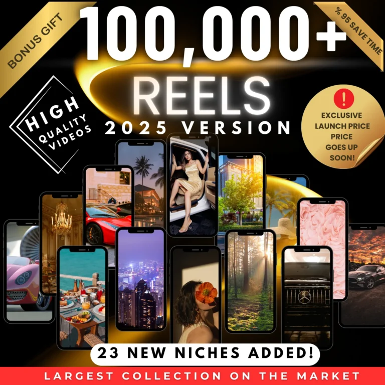 100000 reels video bundle pack